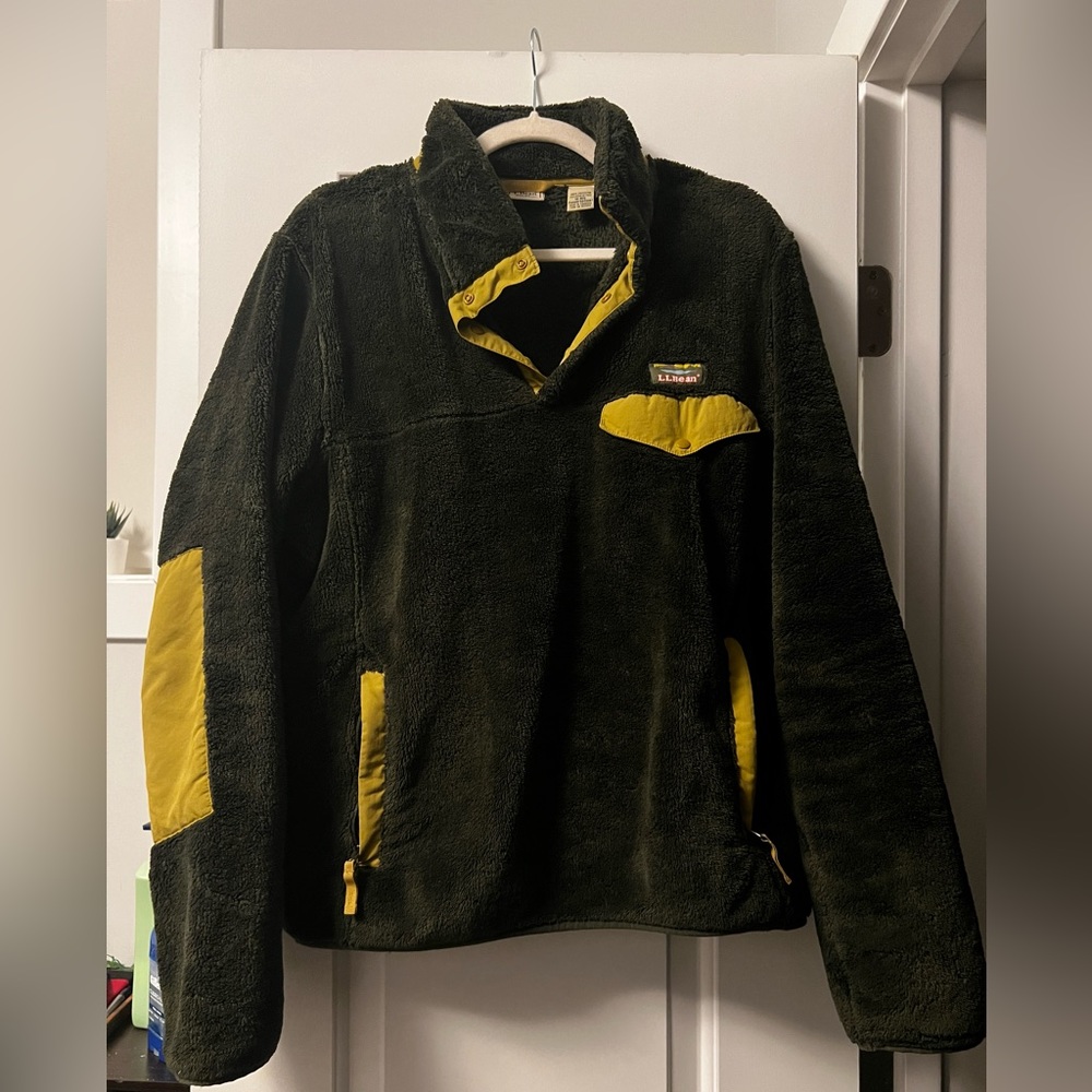 L.L.Bean vintage pullover fleece Men’s M